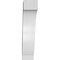 Ekena Millwork 3-in. W x 10-in. D x 14-in. H Baker Architectural Grade PVC Knee Brace BRCP03X10X14BKR - alternate 5